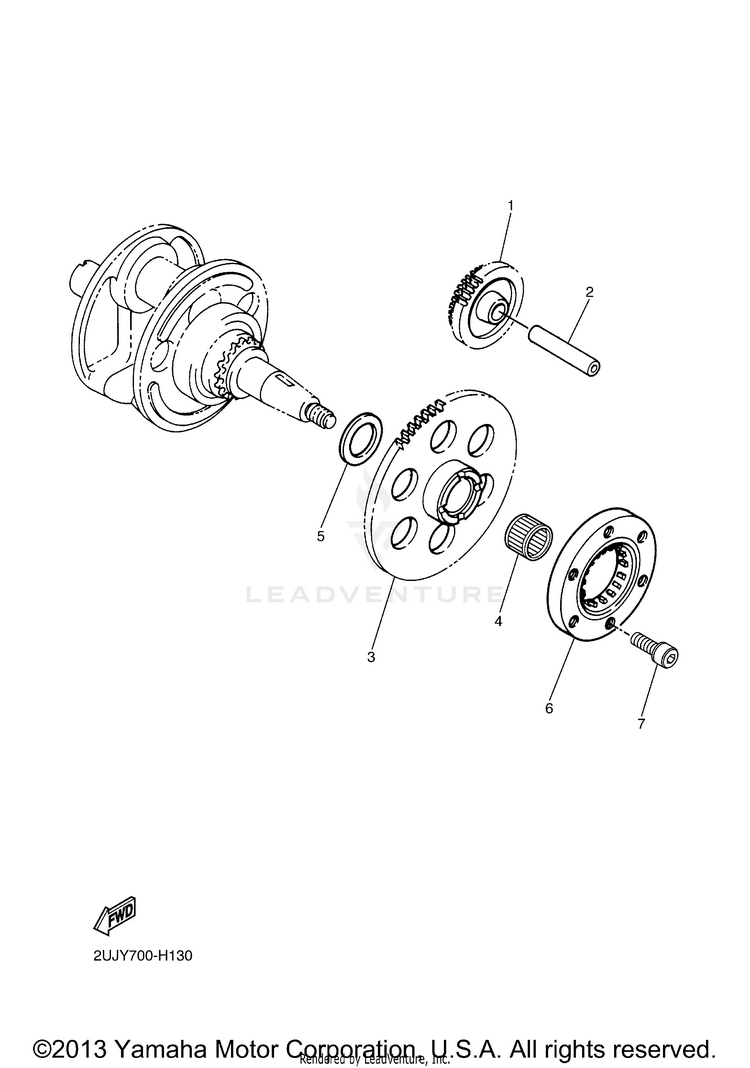 Starter Clutch Schematic
