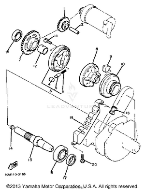 Starter Clutch Schematic