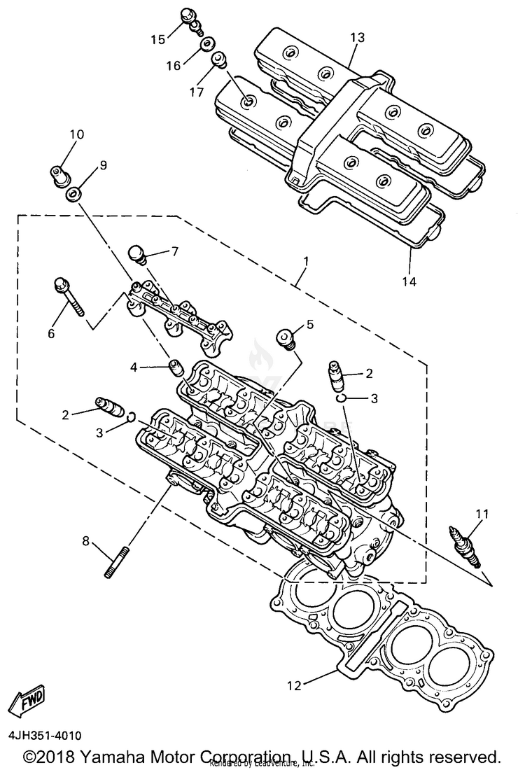 Cylinder Head Schematic