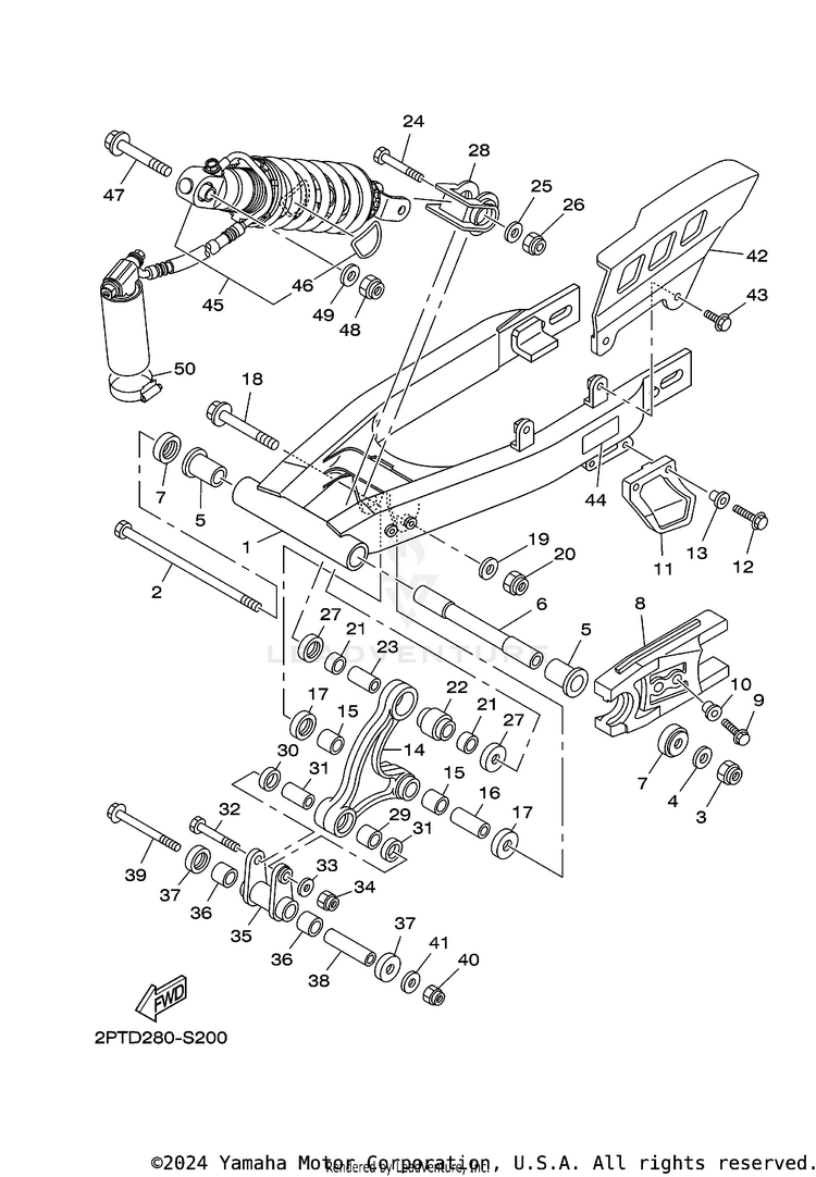 Rear Arm Suspension Schematic