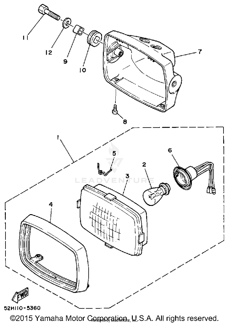 Headlight Schematic