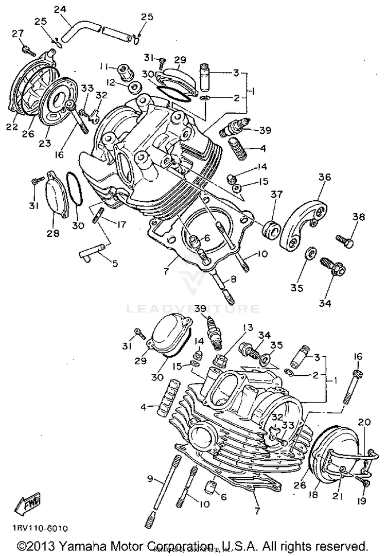 Cylinder Head Schematic