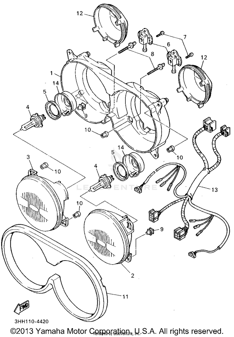 Headlight Schematic