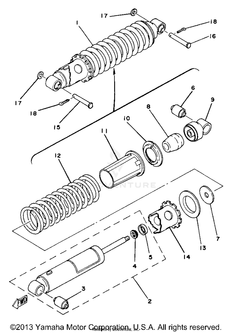 Rear Suspension Yz80g Schematic