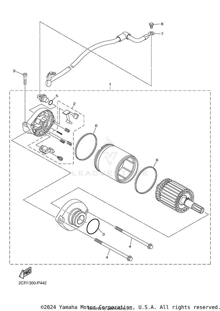 Starting Motor Schematic