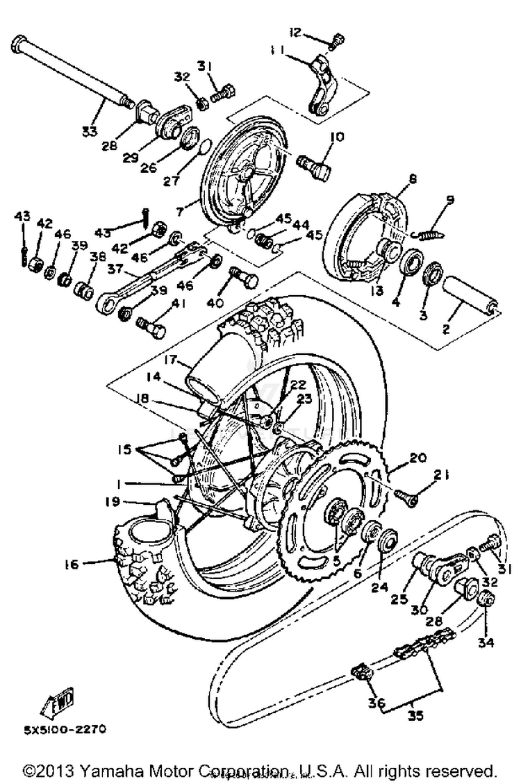 Rear Wheel Schematic