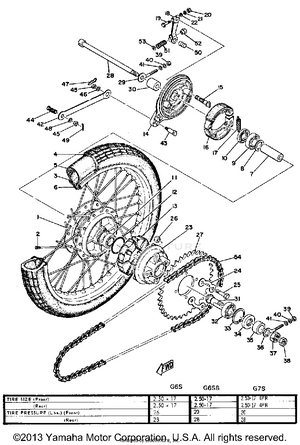 Rear Wheel Schematic
