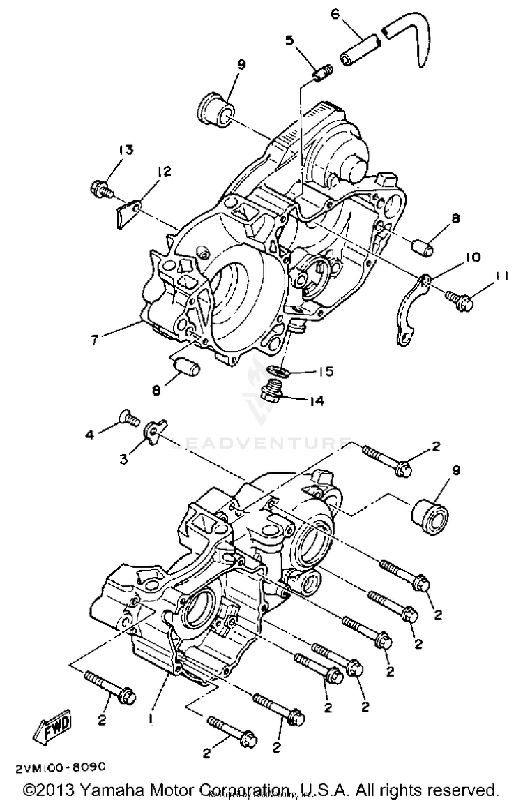 Crankcase Schematic