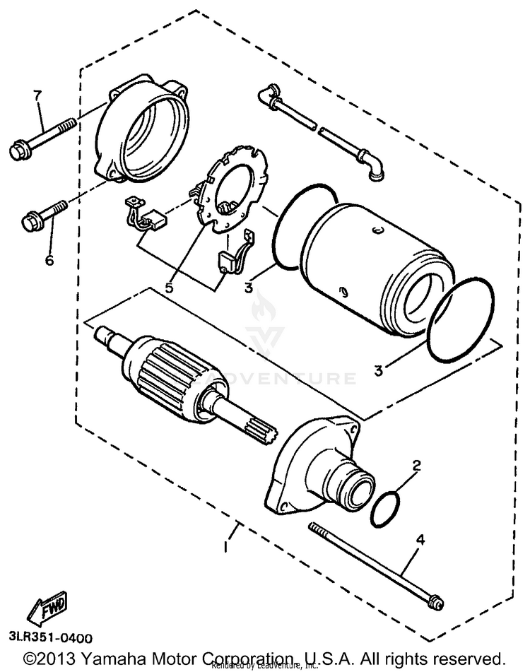 Starting Motor Schematic
