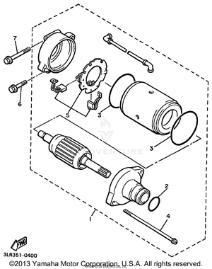 Starting Motor Schematic