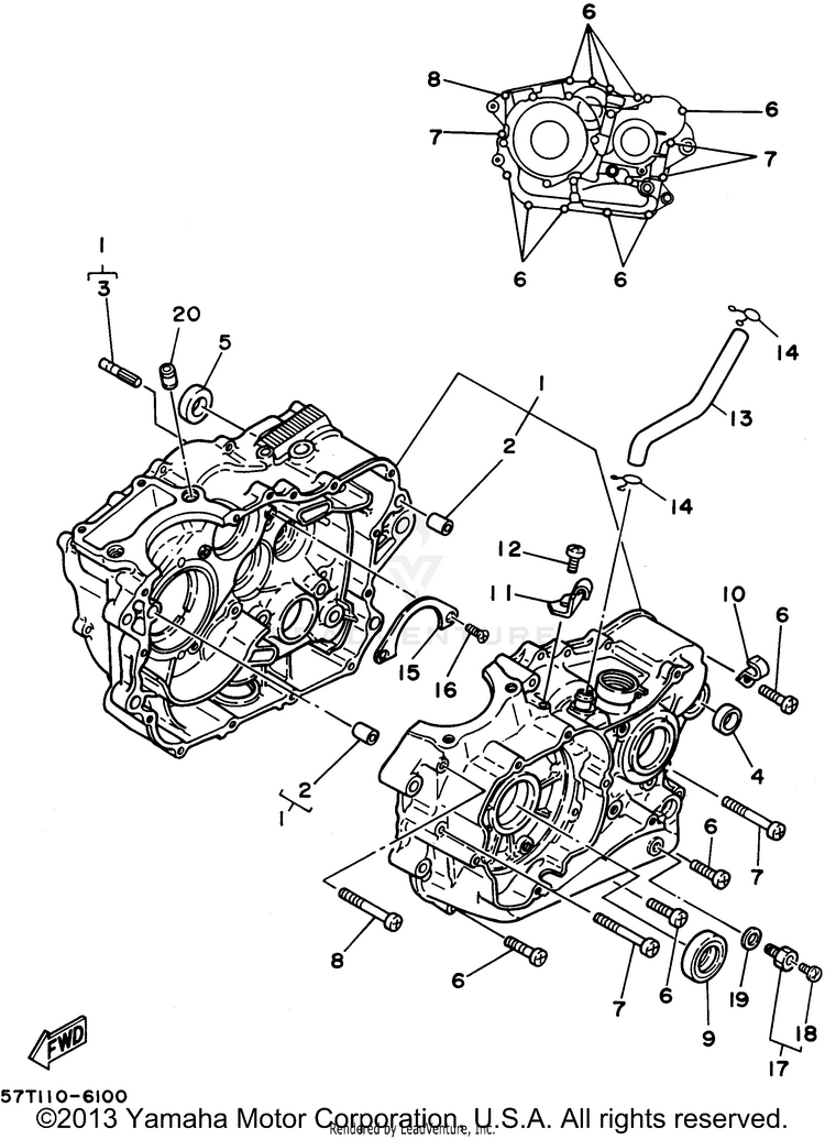 Crankcase Schematic