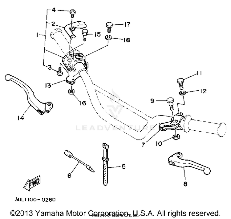 Handle Switch-Lever Schematic