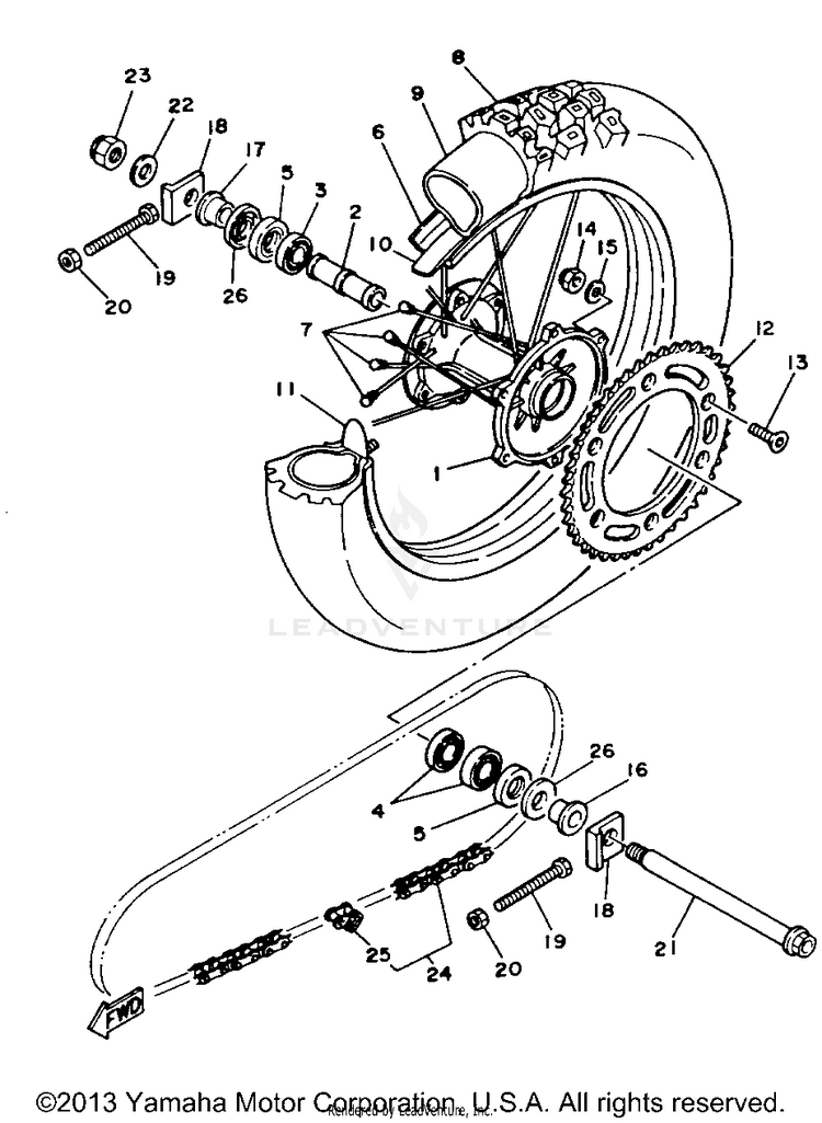 Rear Wheel Schematic