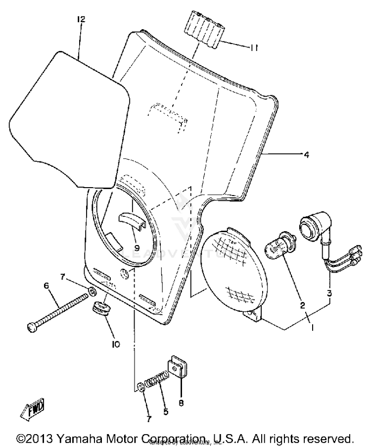 Headlight Schematic