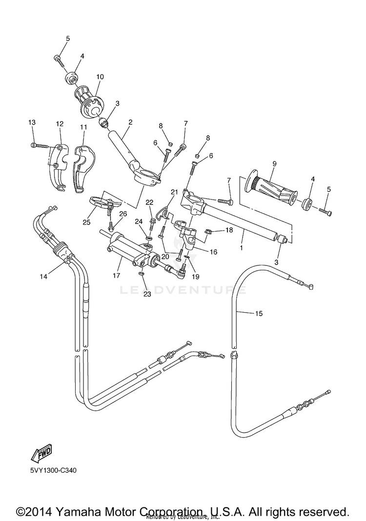 Steering Handle Cable Schematic