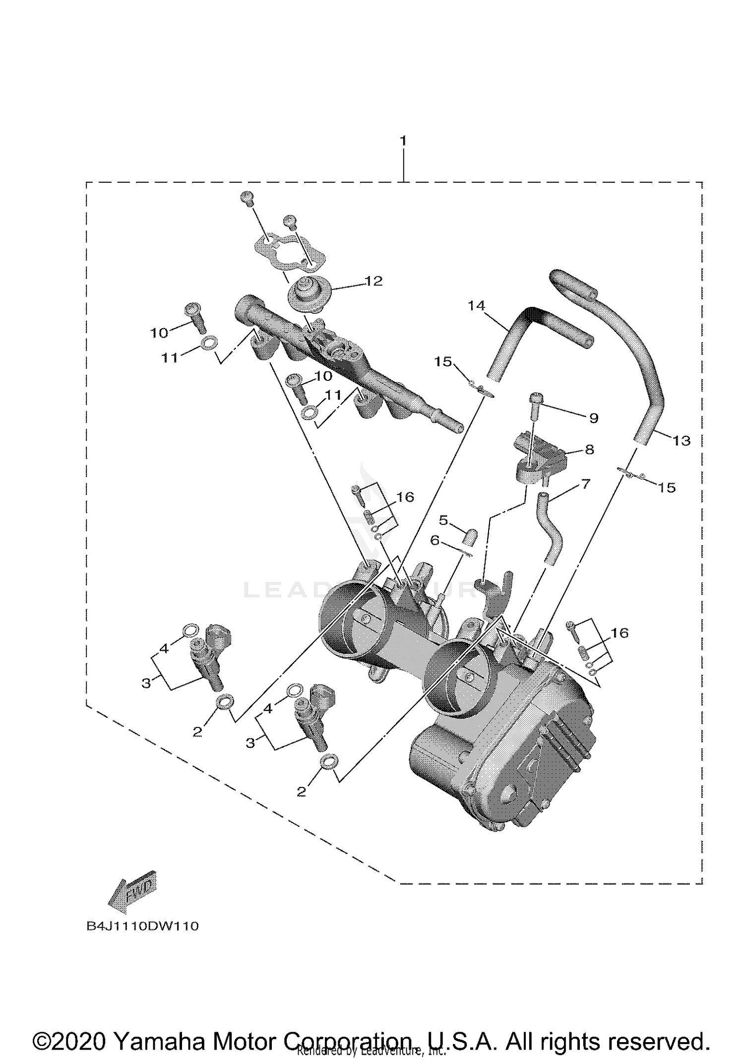 THROTTLE BODY ASSY 1