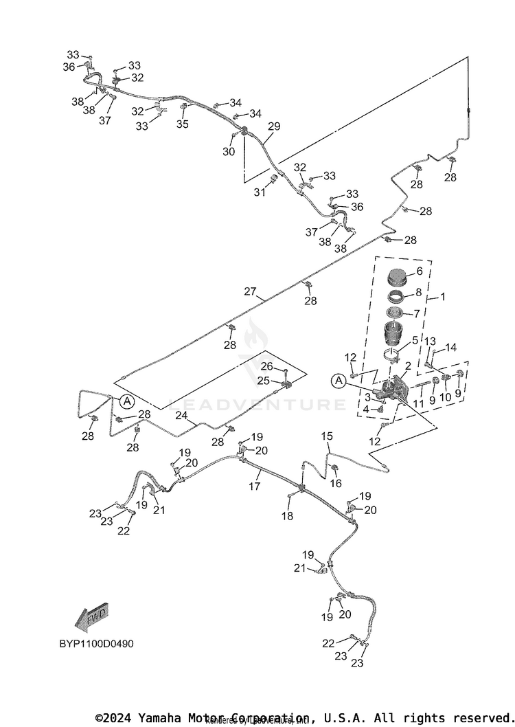 Master Cylinder Schematic