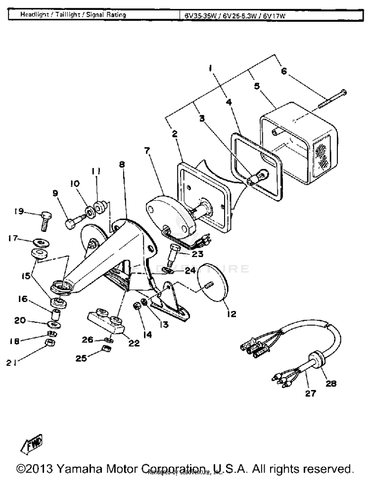 Tail Lamp Schematic