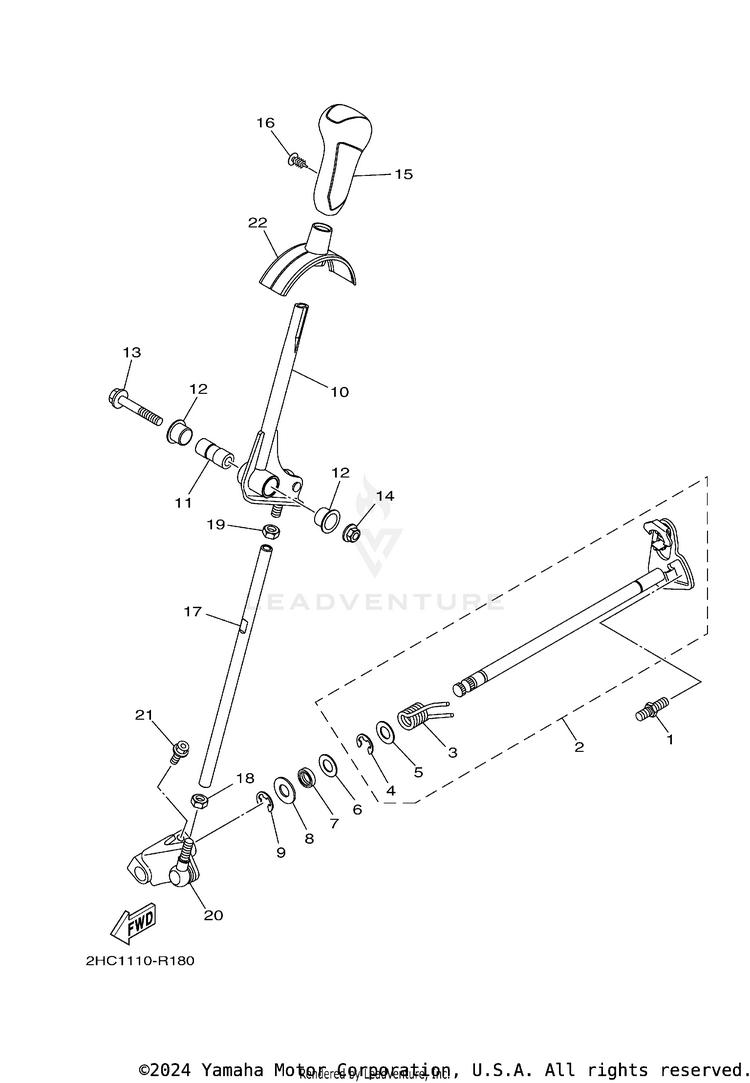 Shift Shaft Schematic