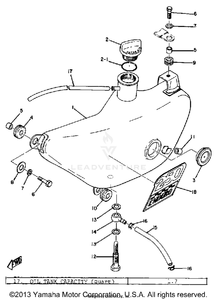 Oil Tank Schematic