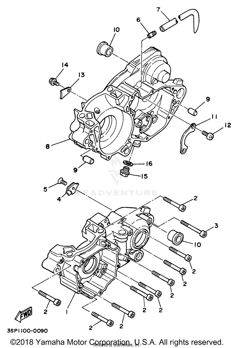 Crankcase Schematic