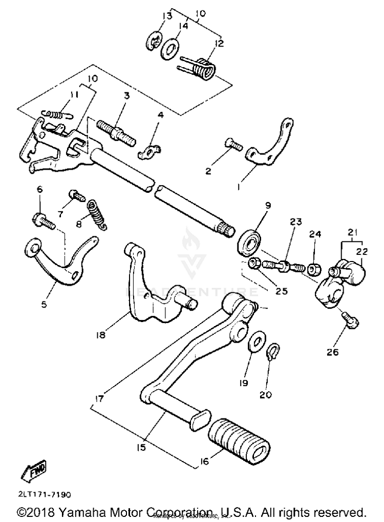 Shift Shaft Schematic