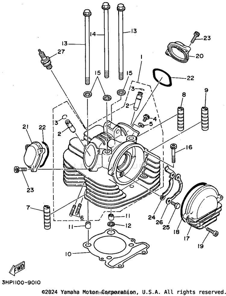Cylinder Head Schematic
