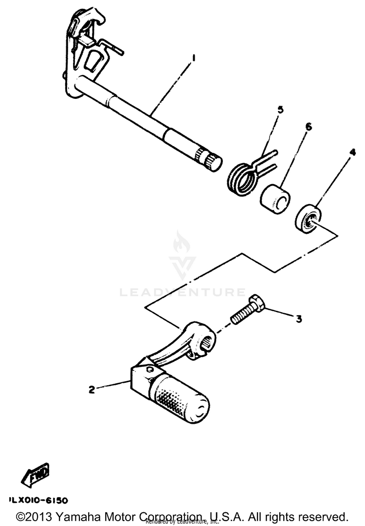 Shift Shaft Schematic