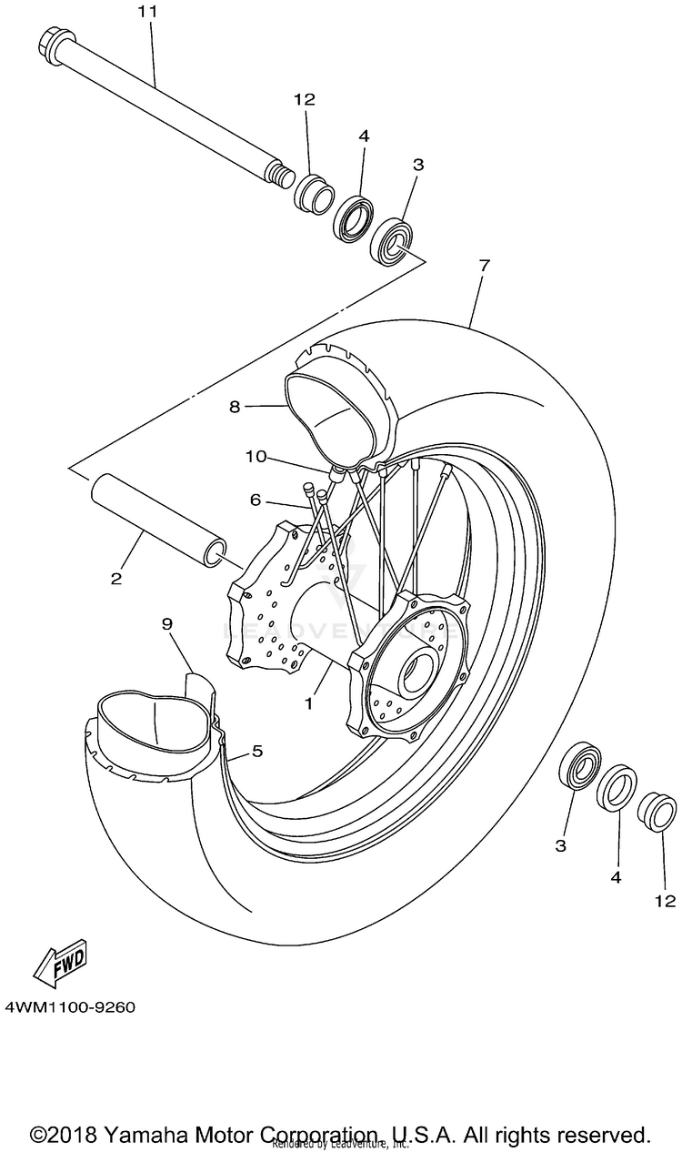 Front Wheel Schematic