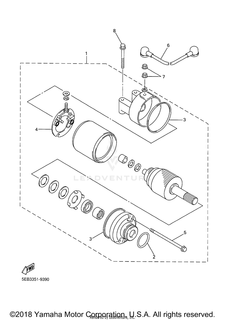 Starting Motor Schematic