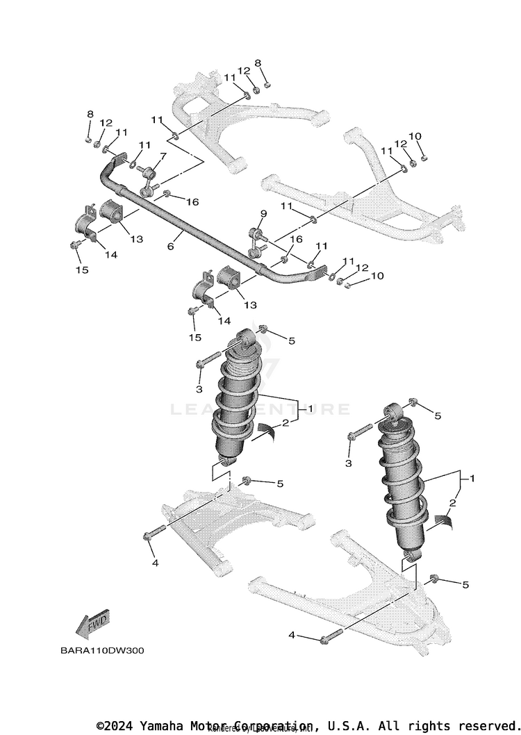 Rear Suspension Schematic