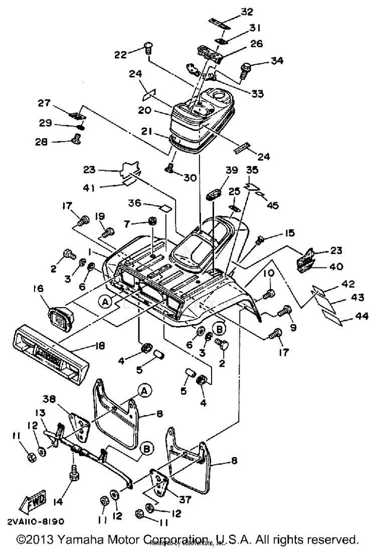 Front Fender Schematic