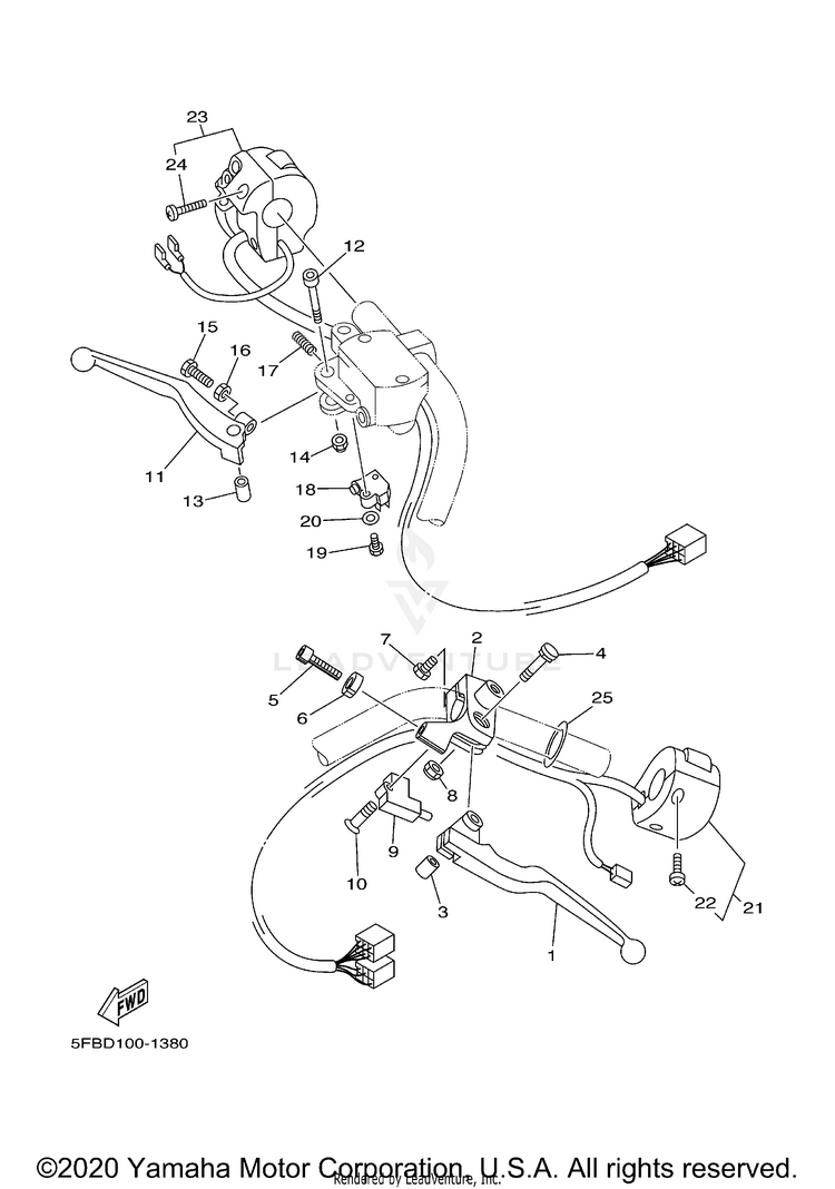 Handle Switch Lever Schematic
