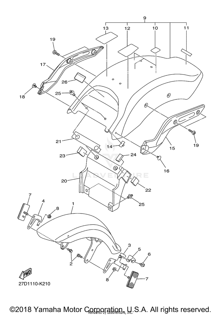 Fender STRYKER - XVS13CACB - 2011 Schematic