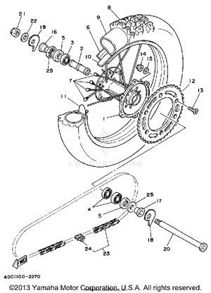 Rear Wheel Schematic