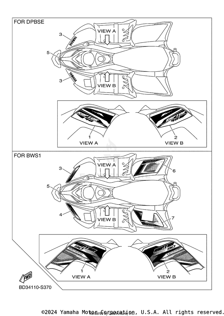 Graphics RAPTOR 90 - YFM09RYXJL - 2018 Schematic