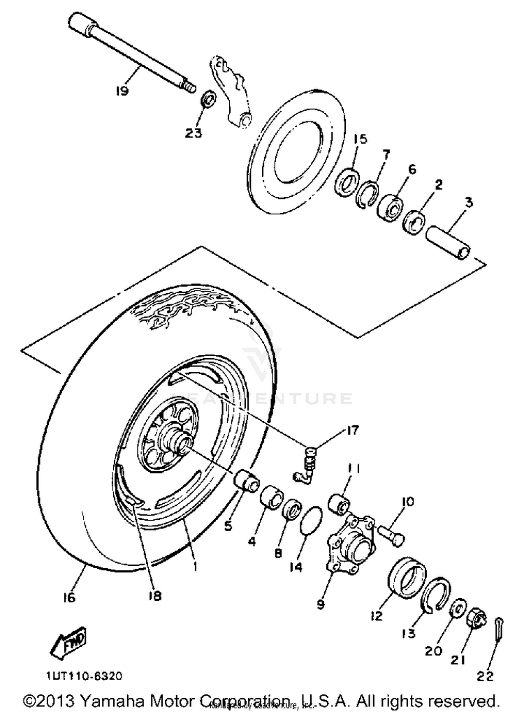 Rear Wheel Schematic