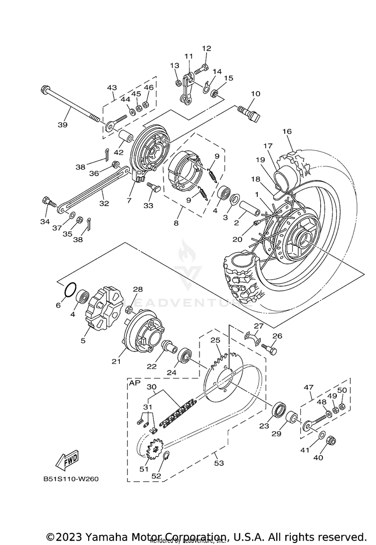 Rear Wheel Schematic