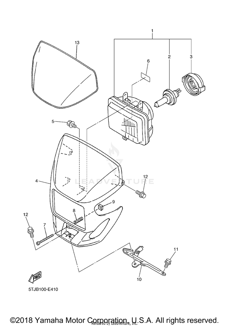 Headlight Schematic