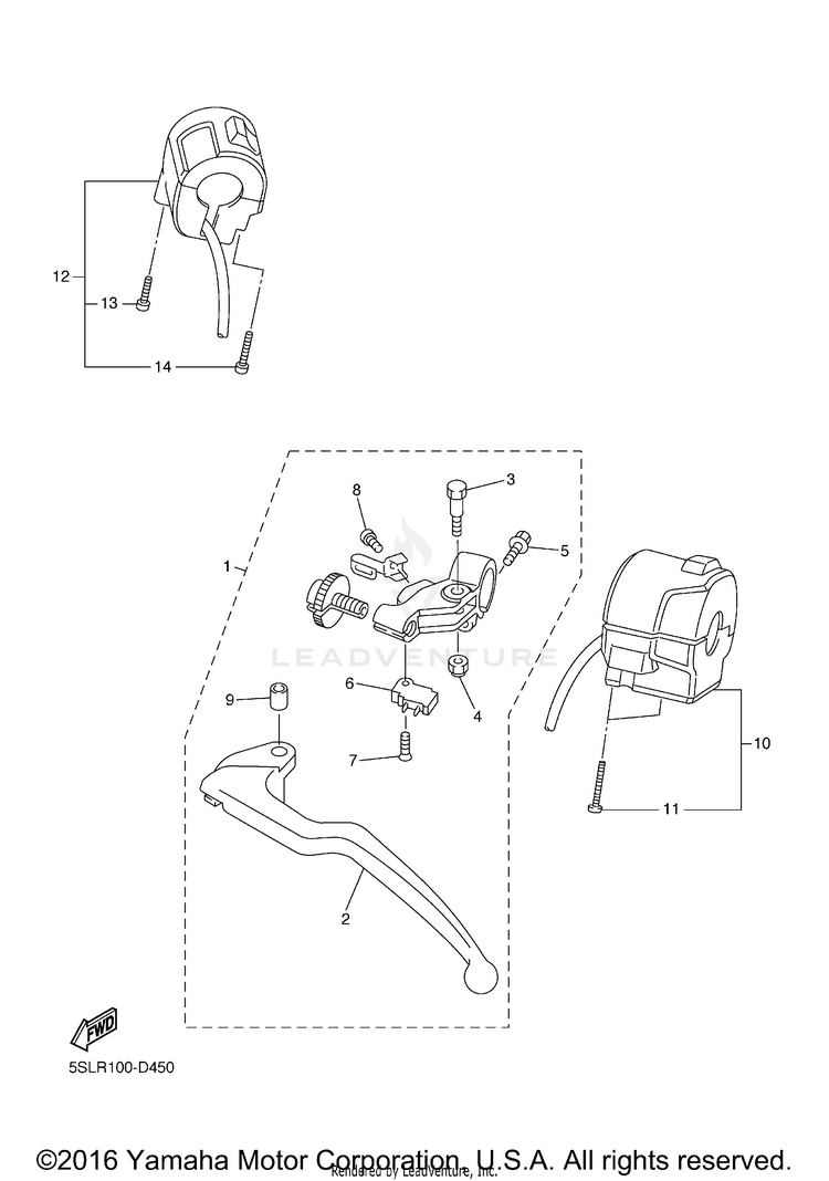 Handle Switch Lever Schematic