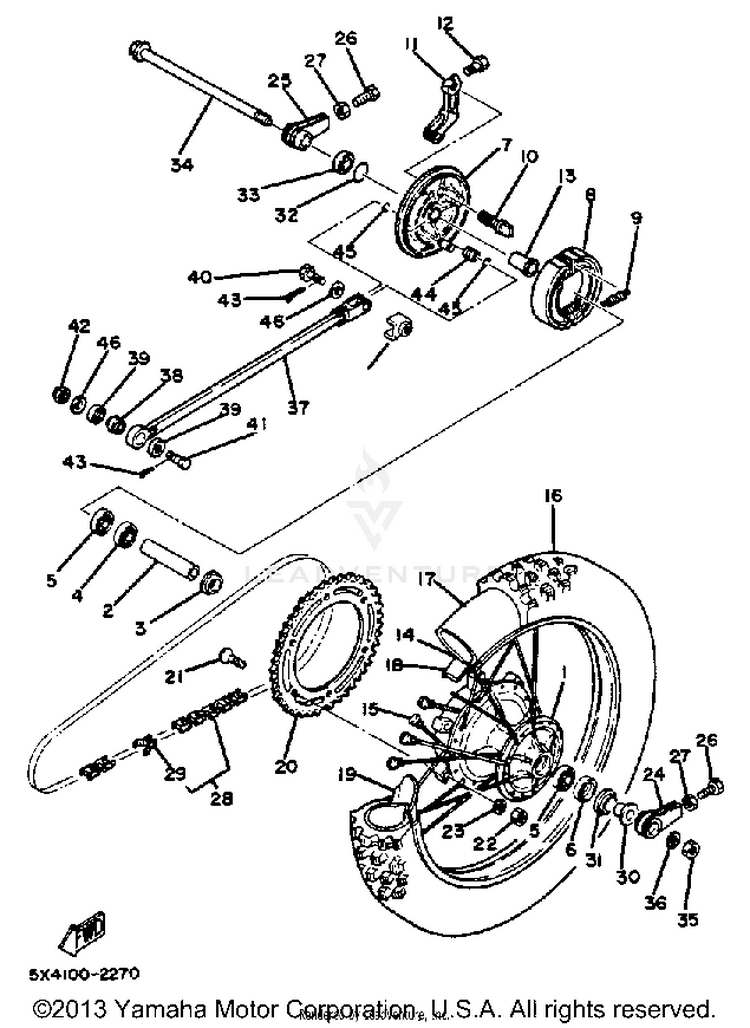 Rear Wheel Schematic