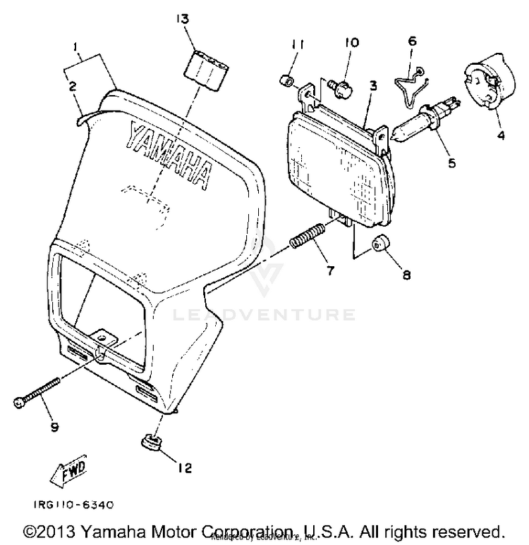 Headlight Schematic