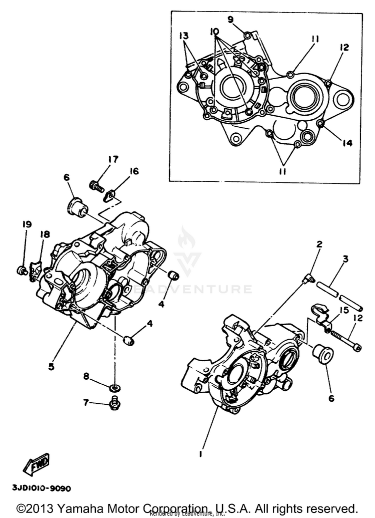 Crankcase Schematic