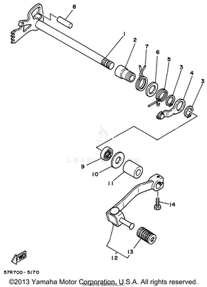 Shift Shaft Schematic