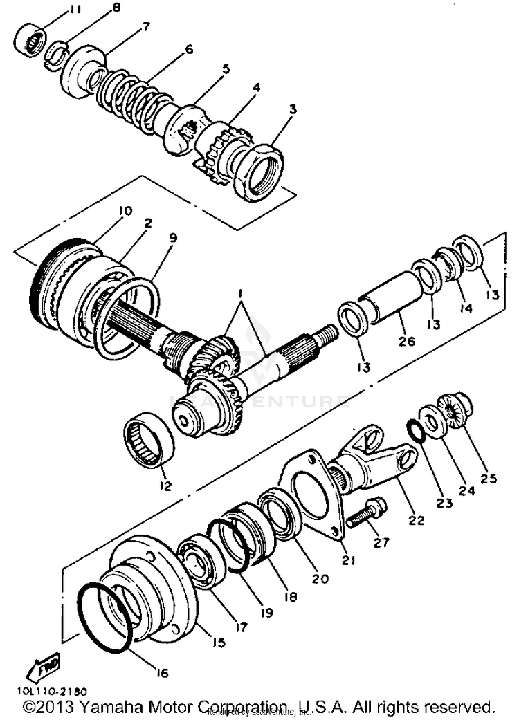 Middle Drive Gear Schematic