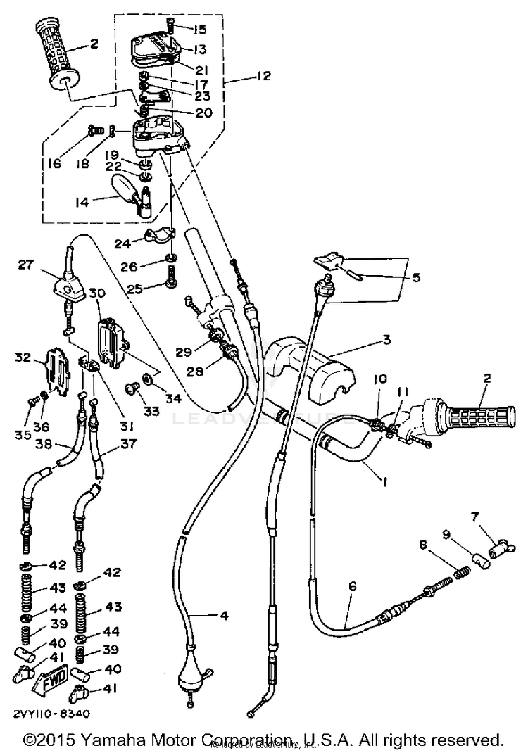 Handlebar-Cable Schematic