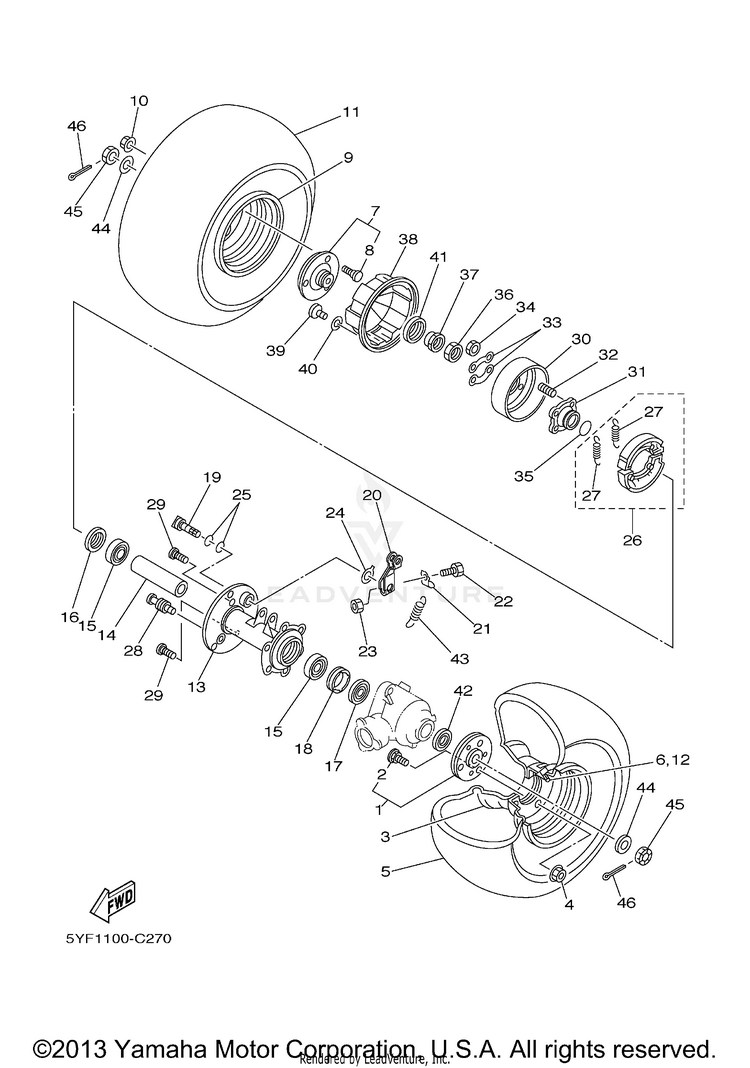 Rear Wheel Schematic