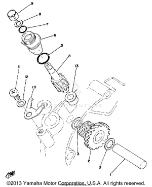 Tachometer Gear Schematic