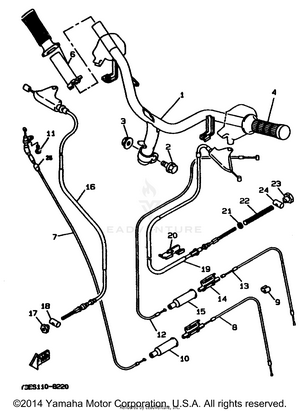 Steering Handle Cable Schematic