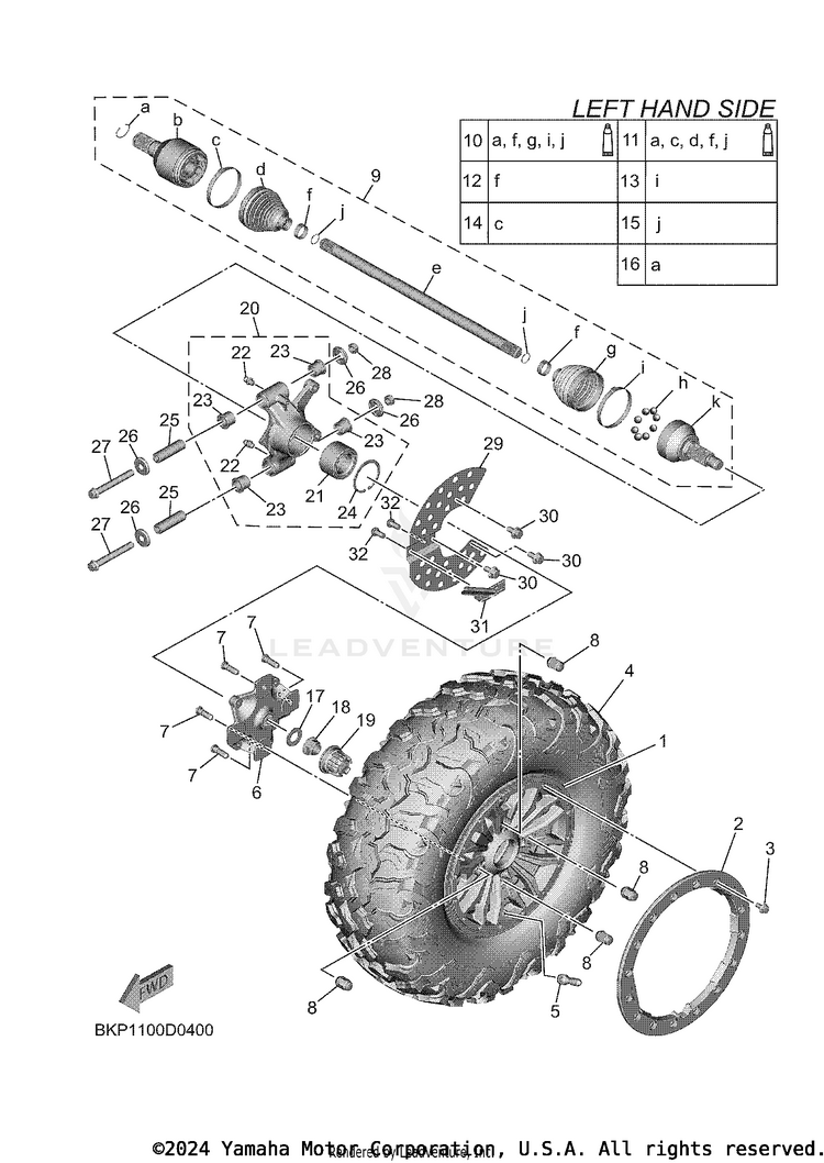Rear Wheel Schematic